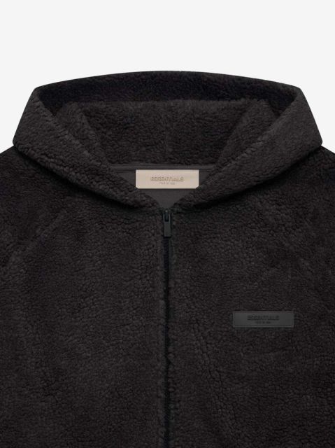1:1 quality version Logo Labeled fleece lamb wool half-zip Hoodie 3 colors