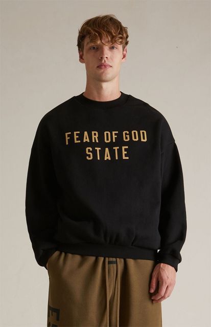 1:1 quality version 28412787 Back To School Logo Printed Fleece Crewneck Sweatshirt 4 colors