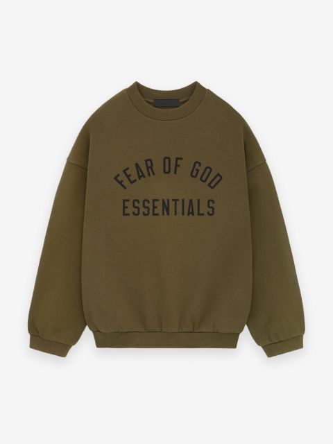 1:1 quality version 28412787 Back To School Logo Printed Fleece Crewneck Sweatshirt 4 colors