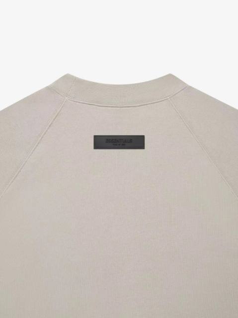 1:1 quality version Cubic Double Flocked Letter LOGO Crew Neck Sweatshirt 6 colors
