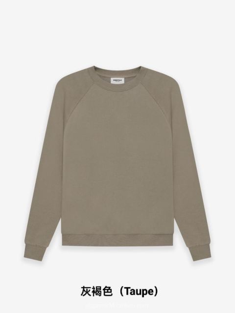 1:1 quality version Front Solid-Color Back Silicone Letter Pullover Sweatshirt 5 colors 28529899