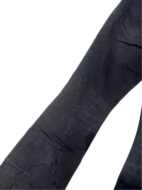 1:1 quality version Red and White Letter P Embroidered Flared Jeans 28648679