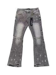 1:1 quality version White Chalk Splash Ink Hole Ripped Jeans 28636648