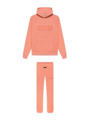 1:1 quality version Cubic Double Flocked Letter Logo Hoodie & Sweatpants Set 6 colors