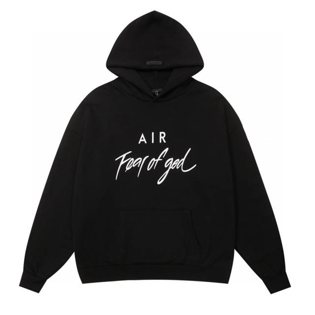 FEAR OF GOD AIR Hoodie Gray Black