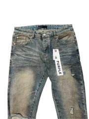 1:1 quality version Vintage Distressed Washed Denim Jeans 28642007
