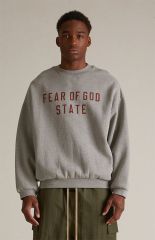 1:1 quality version 28412787 Back To School Logo Printed Fleece Crewneck Sweatshirt 4 colors