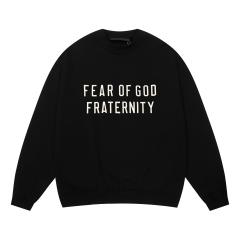 1:1 quality version Fraternity Logo Printed Crew Neck Sweatshirt 5 colors