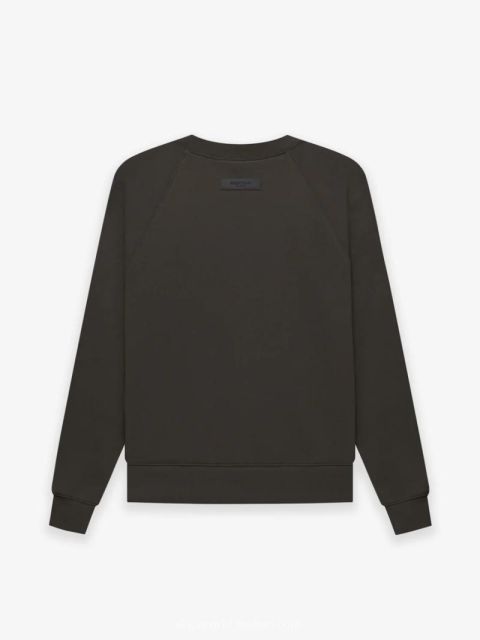 1:1 quality version Cubic Double Flocked Letter LOGO Crew Neck Sweatshirt 6 colors