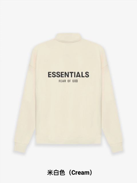 1:1 quality version Back Silicone Letter Mockneck Half-Zip Sweatshirt 5 colors 28529897