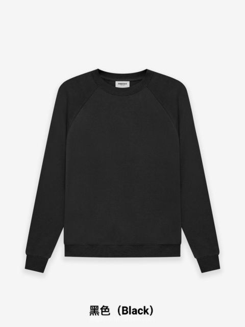 1:1 quality version Front Solid-Color Back Silicone Letter Pullover Sweatshirt 5 colors 28529899