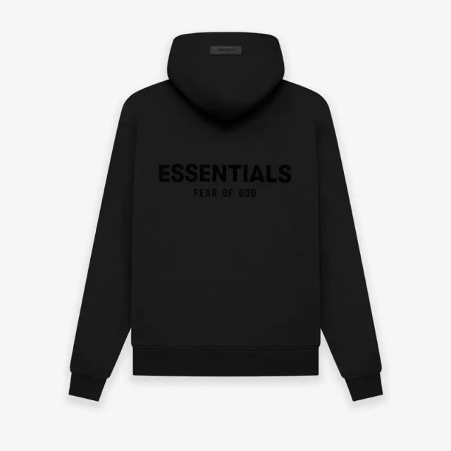 ESSENTIALS Flocked Print Hoodie / Crewneck