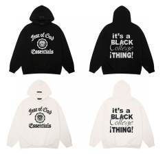 FEAR OF GOD ESSENTIALS Hoodie White Black