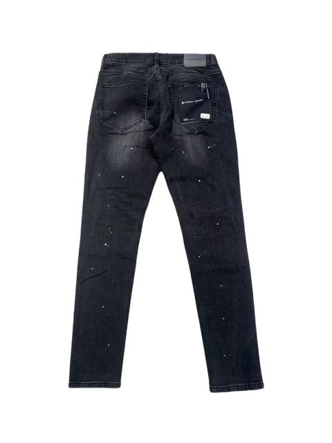 1:1 quality version Knife-bend Chalk Print Splash Ink Jeans 28642004