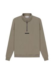 1:1 quality version Back Silicone Letter Mockneck Half-Zip Sweatshirt 5 colors 28529897