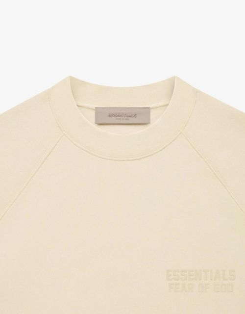 1:1 quality version Cubic Double Flocked Letter LOGO Crew Neck Sweatshirt 6 colors