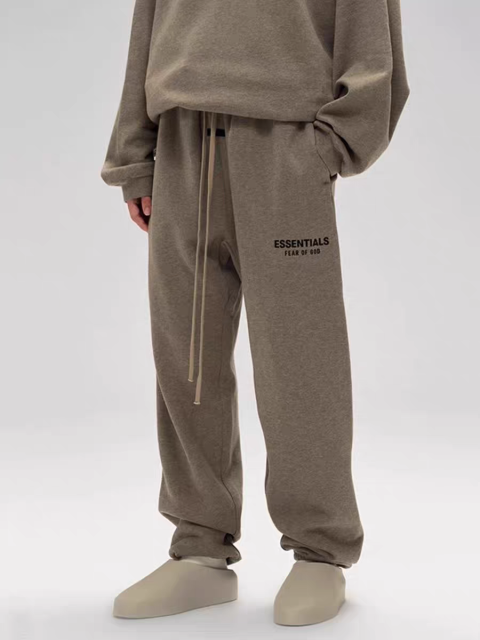 1:1 quality version 28383763 3D Silicone Letter Hoodie & Sweatpants Set 4 colors