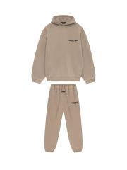 1:1 quality version 28383763 3D Silicone Letter Hoodie & Sweatpants Set 4 colors