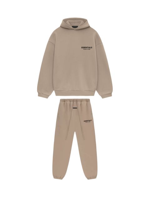 1:1 quality version 28383763 3D Silicone Letter Hoodie & Sweatpants Set 4 colors