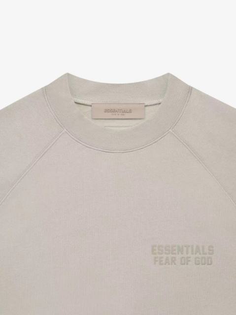 1:1 quality version Cubic Double Flocked Letter LOGO Crew Neck Sweatshirt 6 colors