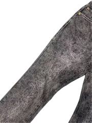 1:1 quality version Crumpled Small Pattern Slightly Bell-bottomed Jeans 28642012