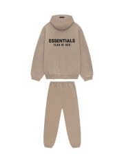 1:1 quality version 28383763 3D Silicone Letter Hoodie & Sweatpants Set 4 colors