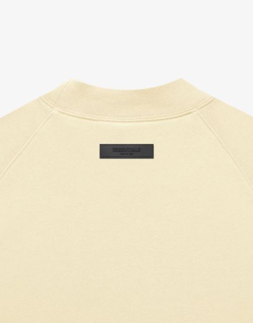 1:1 quality version Cubic Double Flocked Letter LOGO Crew Neck Sweatshirt 6 colors