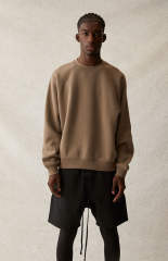 1:1 quality version Front Solid-Color Back Silicone Letter Pullover Sweatshirt 5 colors 28529899
