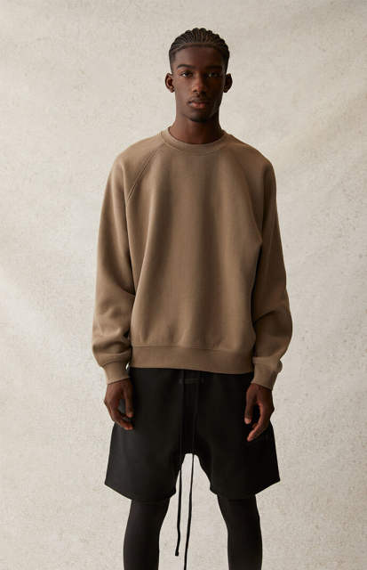 1:1 quality version Front Solid-Color Back Silicone Letter Pullover Sweatshirt 5 colors 28529899
