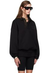 1:1 quality version 28434022 BACK TO SCHOOL Fleece Logo printed collar polo hoodie 2 colors