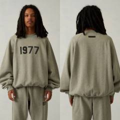 1:1 quality version 3D Flocked 1977 Digital Crewneck Pullover Sweatshirt 4 colors 28491693