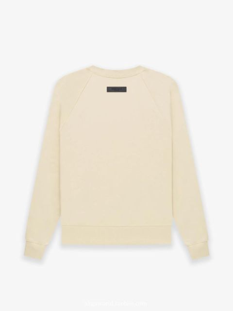 1:1 quality version Cubic Double Flocked Letter LOGO Crew Neck Sweatshirt 6 colors