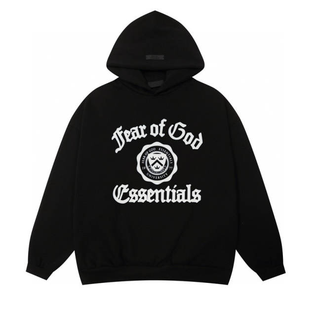 FEAR OF GOD ESSENTIALS Hoodie White Black