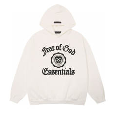 FEAR OF GOD ESSENTIALS Hoodie White Black