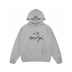 FEAR OF GOD AIR Hoodie Gray Black
