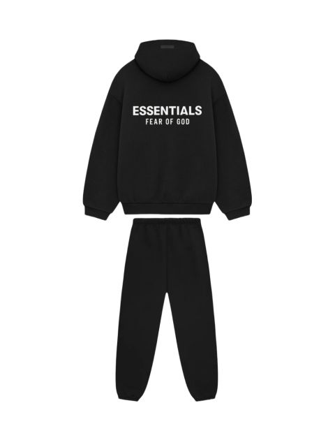 1:1 quality version 28383763 3D Silicone Letter Hoodie & Sweatpants Set 4 colors