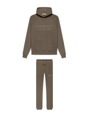 1:1 quality version Cubic Double Flocked Letter Logo Hoodie & Sweatpants Set 6 colors