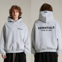 1:1 quality version 28383763 3D Silicone Letter Hoodie & Sweatpants Set 4 colors