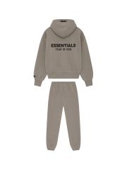 1:1 quality version 28389990 ALWAYS ON Classic Zipper Style Back Silicone Letter Hoodie & Sweatpants Set 2 colors