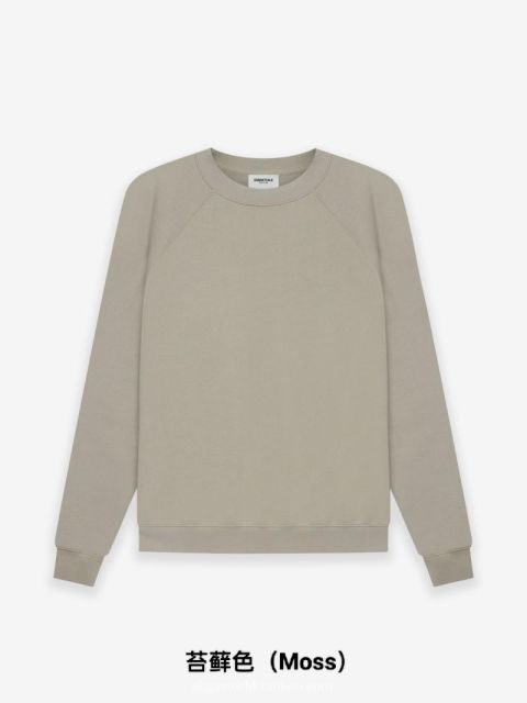 1:1 quality version Front Solid-Color Back Silicone Letter Pullover Sweatshirt 5 colors 28529899