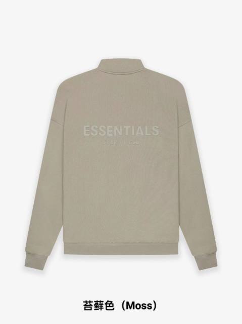 1:1 quality version Back Silicone Letter Mockneck Half-Zip Sweatshirt 5 colors 28529897