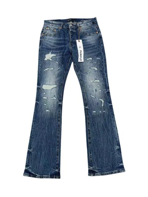 1:1 quality version Ripped Blue Flare Jeans 28648680