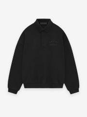 1:1 quality version 28434022 BACK TO SCHOOL Fleece Logo printed collar polo hoodie 2 colors