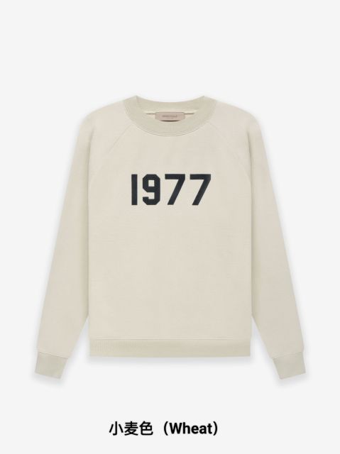 1:1 quality version 3D Flocked 1977 Digital Crewneck Pullover Sweatshirt 4 colors 28491693