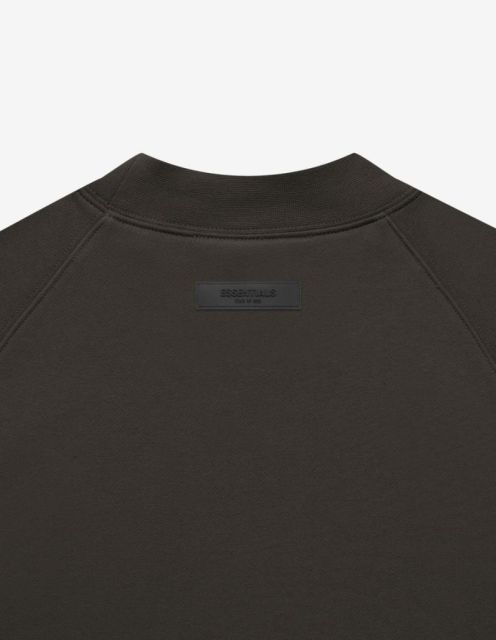 1:1 quality version Cubic Double Flocked Letter LOGO Crew Neck Sweatshirt 6 colors