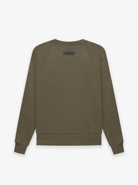 1:1 quality version Cubic Double Flocked Letter LOGO Crew Neck Sweatshirt 6 colors