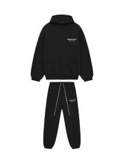 1:1 quality version 28383763 3D Silicone Letter Hoodie & Sweatpants Set 4 colors