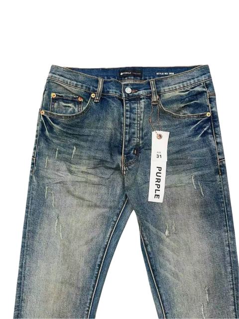 1:1 quality version Vintage Distressed Scratch Denim Jeans 28642010