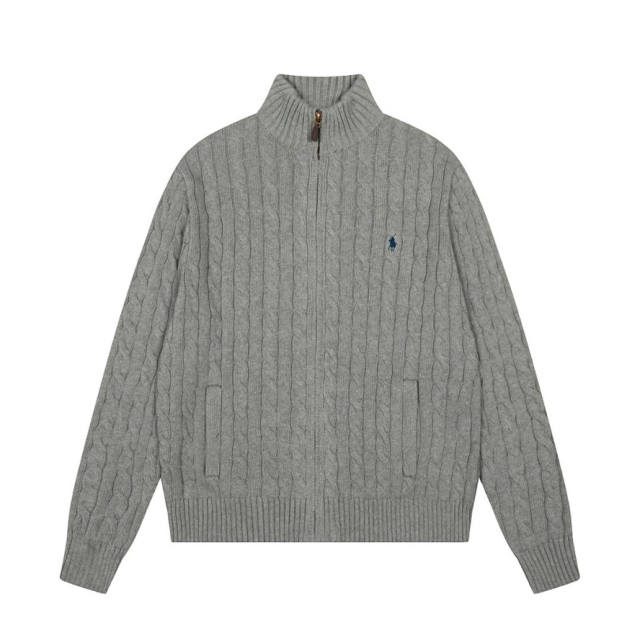 Rαlph Lαuren Zipped Knit Jacket