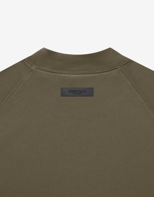 1:1 quality version Cubic Double Flocked Letter LOGO Crew Neck Sweatshirt 6 colors